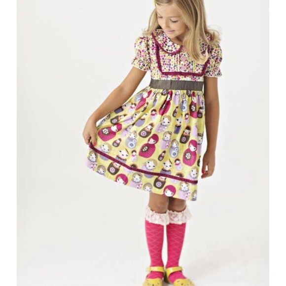 Matilda Jane Character Counts Russian Nesting Doll Dress - Picture 1 of 5